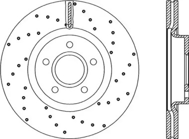 Тормозной диск (OPEN PARTS: BDRS2153.25)