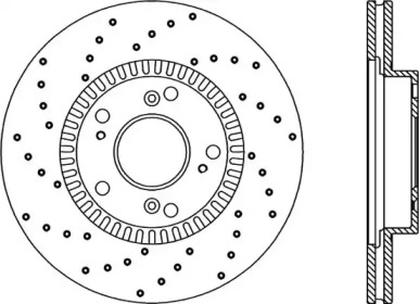 Тормозной диск (OPEN PARTS: BDRS2162.25)