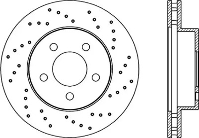 Тормозной диск (OPEN PARTS: BDRS2167.25)