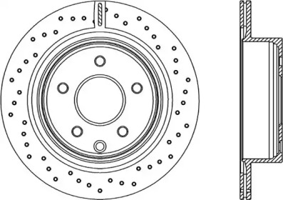 Тормозной диск (OPEN PARTS: BDRS2208.25)