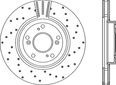 Тормозной диск (OPEN PARTS: BDRS2209.25)