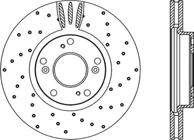 Тормозной диск (OPEN PARTS: BDRS2226.25)