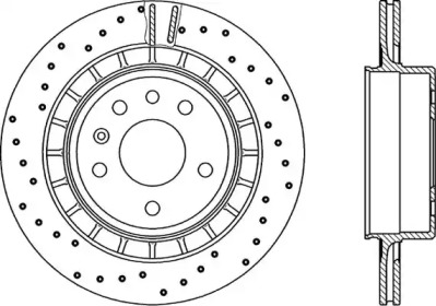 Тормозной диск (OPEN PARTS: BDRS2242.25)