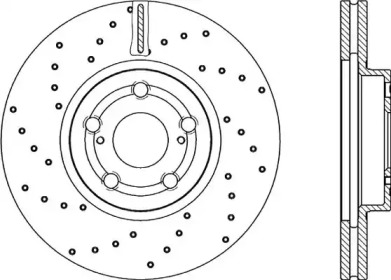 Тормозной диск (OPEN PARTS: BDRS2266.25)