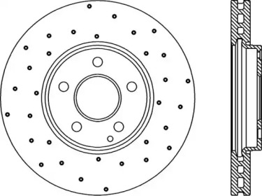 Тормозной диск (OPEN PARTS: BDRS2267.25)