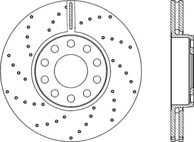 Тормозной диск (OPEN PARTS: BDRS2280.25)