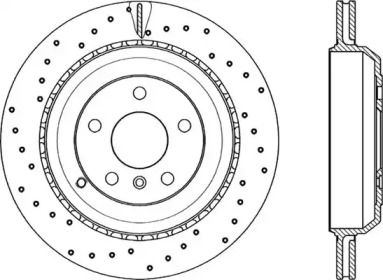 Тормозной диск (OPEN PARTS: BDRS2297.25)