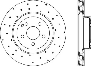 Тормозной диск (OPEN PARTS: BDRS2298.25)