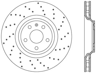 Тормозной диск (OPEN PARTS: BDRS2448.25)