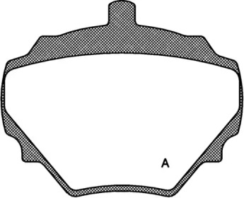 Комплект тормозных колодок (OPEN PARTS: BPA0052.10)