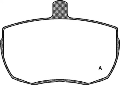 Комплект тормозных колодок (OPEN PARTS: BPA0056.00)