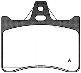 Комплект тормозных колодок (OPEN PARTS: BPA0088.10)