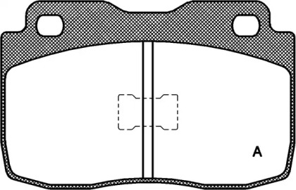 Комплект тормозных колодок (OPEN PARTS: BPA0114.00)