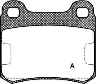 Комплект тормозных колодок (OPEN PARTS: BPA0157.10)