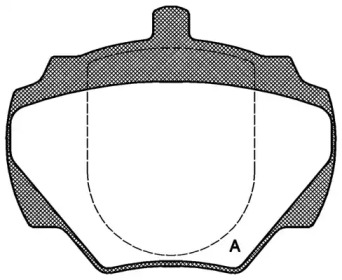 Комплект тормозных колодок (OPEN PARTS: BPA0222.00)