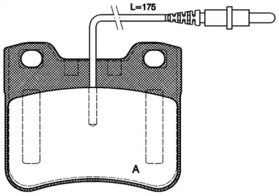 Комплект тормозных колодок (OPEN PARTS: BPA0247.24)