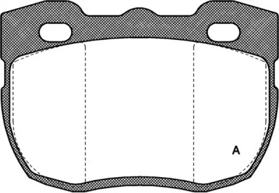 Комплект тормозных колодок (OPEN PARTS: BPA0267.00)