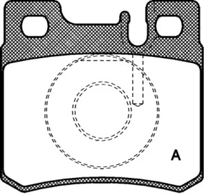 Комплект тормозных колодок (OPEN PARTS: BPA0282.20)