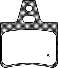 Комплект тормозных колодок (OPEN PARTS: BPA0311.00)