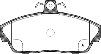 Комплект тормозных колодок (OPEN PARTS: BPA0337.10)