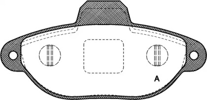 Комплект тормозных колодок (OPEN PARTS: BPA0414.20)