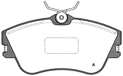 Комплект тормозных колодок (OPEN PARTS: BPA0480.00)