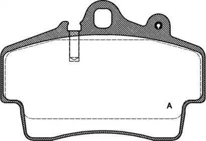 Комплект тормозных колодок (OPEN PARTS: BPA0653.00)