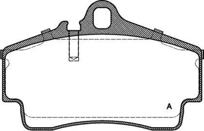 Комплект тормозных колодок (OPEN PARTS: BPA0654.00)