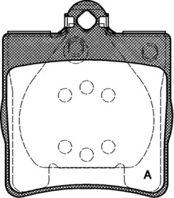 Комплект тормозных колодок (OPEN PARTS: BPA0678.00)