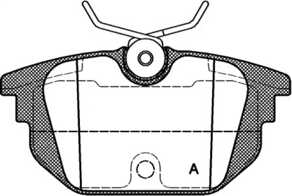 Комплект тормозных колодок (OPEN PARTS: BPA0692.00)