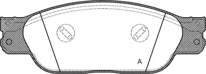 Комплект тормозных колодок (OPEN PARTS: BPA0731.00)