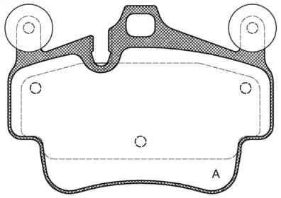 Комплект тормозных колодок (OPEN PARTS: BPA0773.20)