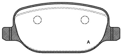 Комплект тормозных колодок (OPEN PARTS: BPA0878.00)