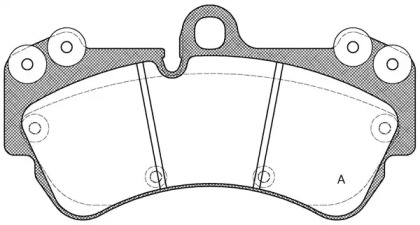 Комплект тормозных колодок (OPEN PARTS: BPA0994.00)