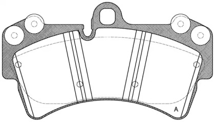 Комплект тормозных колодок (OPEN PARTS: BPA0995.00)