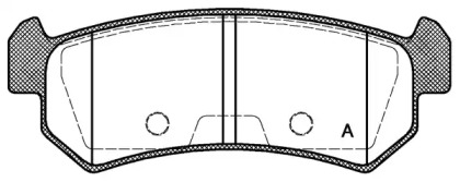 Комплект тормозных колодок (OPEN PARTS: BPA1048.00)