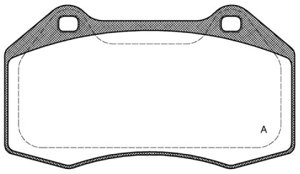 Комплект тормозных колодок (OPEN PARTS: BPA1113.00)