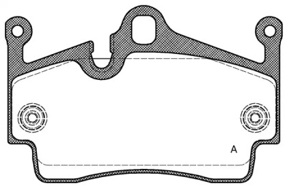 Комплект тормозных колодок (OPEN PARTS: BPA1191.00)