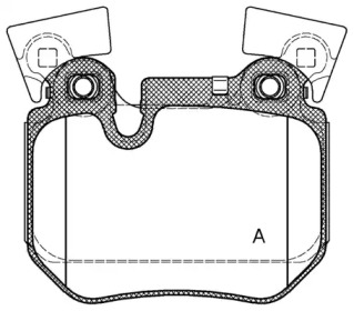 Комплект тормозных колодок (OPEN PARTS: BPA1373.00)