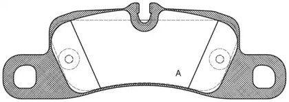 Комплект тормозных колодок (OPEN PARTS: BPA1379.00)