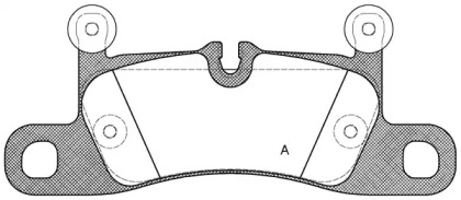 Комплект тормозных колодок (OPEN PARTS: BPA1379.10)