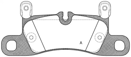 Комплект тормозных колодок (OPEN PARTS: BPA1379.20)