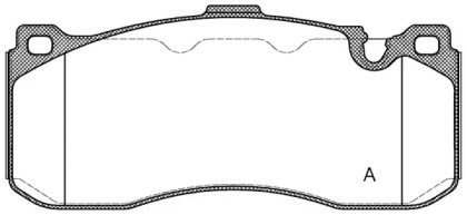 Комплект тормозных колодок (OPEN PARTS: BPA1380.00)