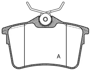 Комплект тормозных колодок (OPEN PARTS: BPA1382.00)