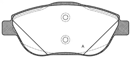 Комплект тормозных колодок (OPEN PARTS: BPA1392.10)