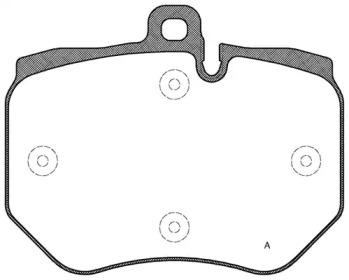 Комплект тормозных колодок (OPEN PARTS: BPA1400.00)