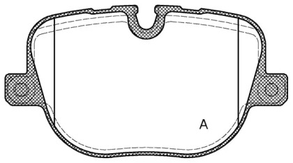 Комплект тормозных колодок (OPEN PARTS: BPA1408.00)