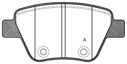 Комплект тормозных колодок (OPEN PARTS: BPA1420.00)