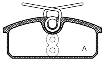 Комплект тормозных колодок (OPEN PARTS: BPA1424.00)