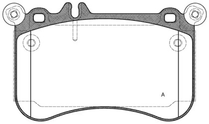 Комплект тормозных колодок (OPEN PARTS: BPA1465.00)